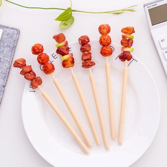 Ballpoint Pen Realistic Mutton Skewer Shape Lightweight Slim Design Decorative Ballpoint Pen Desk Accessory