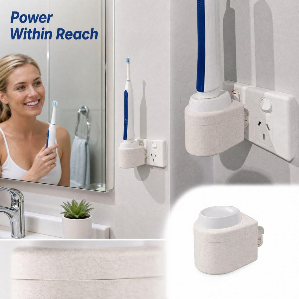 3D Printed Toothbrush Charger Holder Stand for Wireless Toothbrush Charging Base