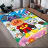 Anpanman Playful Square Area Rug, Non-Slip Floor Mat for Decor, Perfect Gift for Fans