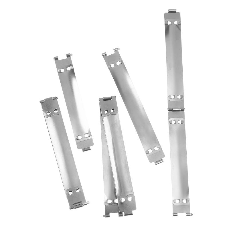 DIY Metal Kiss Clasp Lock Internal Flex Frame 10Pcs for Coin Purse Hinges Handmade Craft Bag Making Accessories