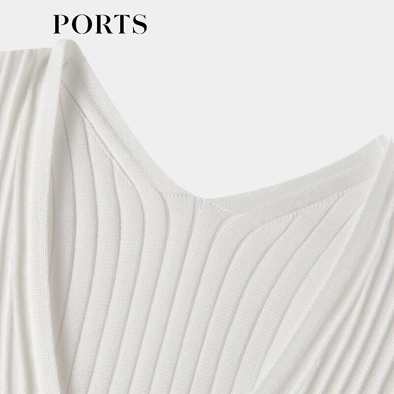 PORTS Women's Stitched Knit Short-Sleeve Top