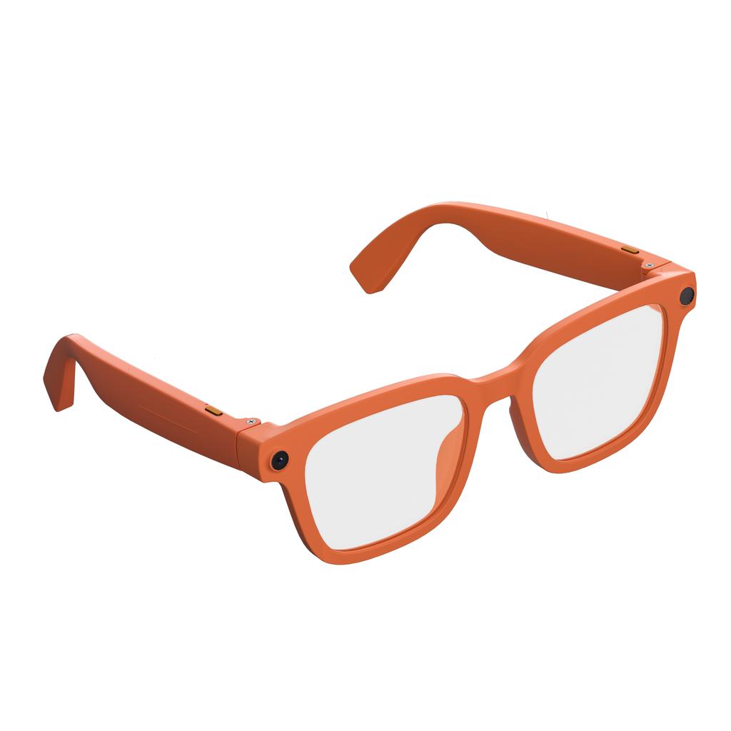 ODM Custom Ultra Light 42g AI Smart Glasses 8MP Camera 1200P Video Software Anti Shake Open Ear Audio Glasses for Business
