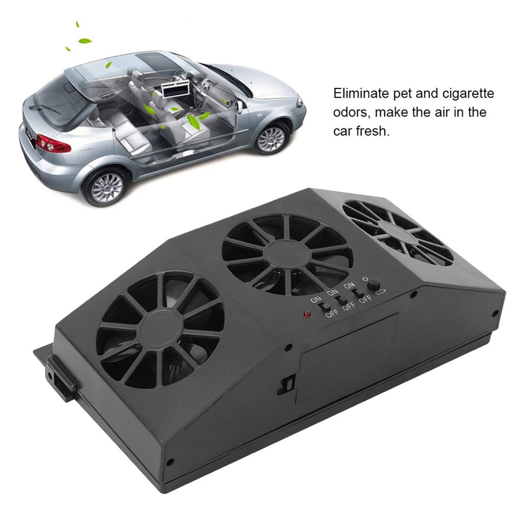 Tragbarer solarbetriebener Autoventilator Automobil-Lüftungsschlitz Belüftungskühlventilator