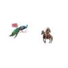 Retro PVC Wall Sticker And Acrylic Knight Ornament Table Centerpiece Collection for Living Room