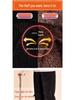 Corduroy Winter Velvet-Lined Trousers for Women - Warm, Straight-Leg, Ideal for Elderly and Middle-Aged.