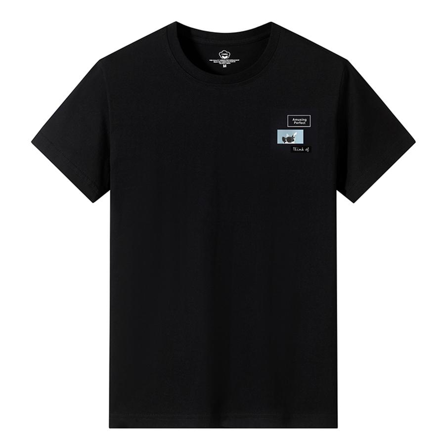 Loose Fit Summer Casual Cotton TShirt Short Sleeve Crew Neck Geometric Print Mens Top Breathable Comfortable Unisex Shirt