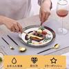 Cutlery set 30 pieces tableware spoon fork stainless steel assortment high-quality glossy Scandinavian style Western food simple stylish lunch box use