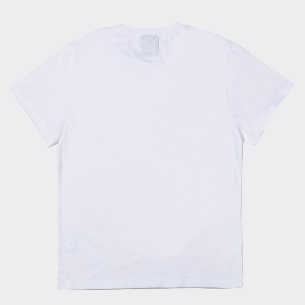 AOX Glowing Birphin Short Sleeve T-Shirts (White)