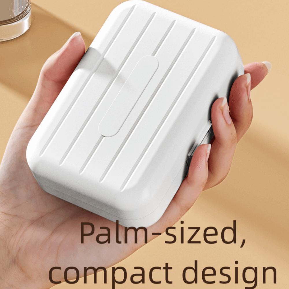 7 Fächer Medikamentenaufbewahrungskoffer Doppelt versiegelt Wochenlanger Tageseinteiler Pillenorganisator Tasche