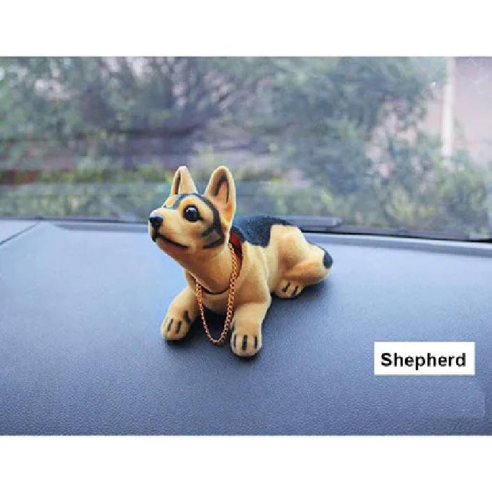 Bobble Head Dog Car Dashboard Doll Auto Shaking Head Toy Ornaments Nodding Dog Car Interior Furnishings Decoration Gift