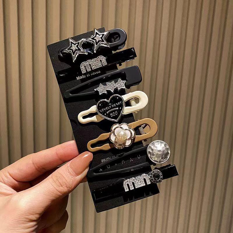 2022 Winter Korean Style Metal Hair Clip for Girls - Trendy Bangs Hairpin and Side Clip Hair Accessories