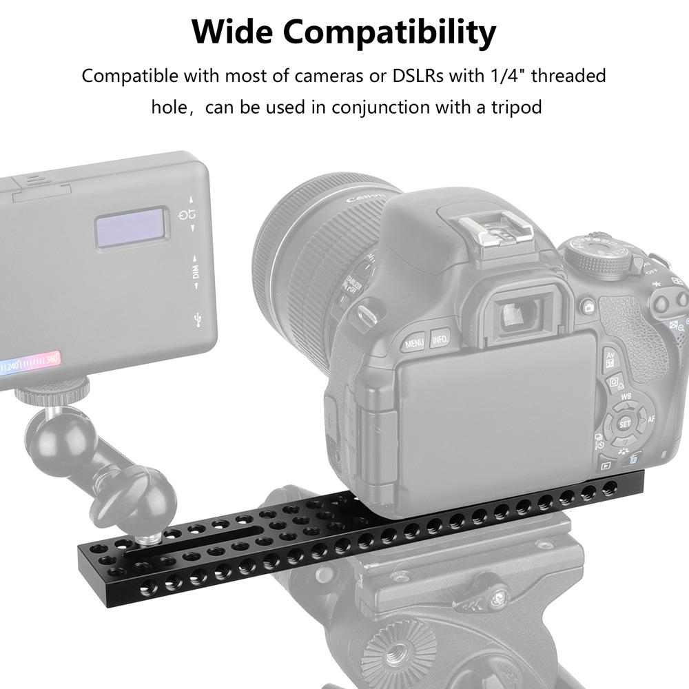 HDRIG Multi-hole Cheese Plate Camera Mount with 1/4 Thread 3964 1/4 Thread Hole Screw