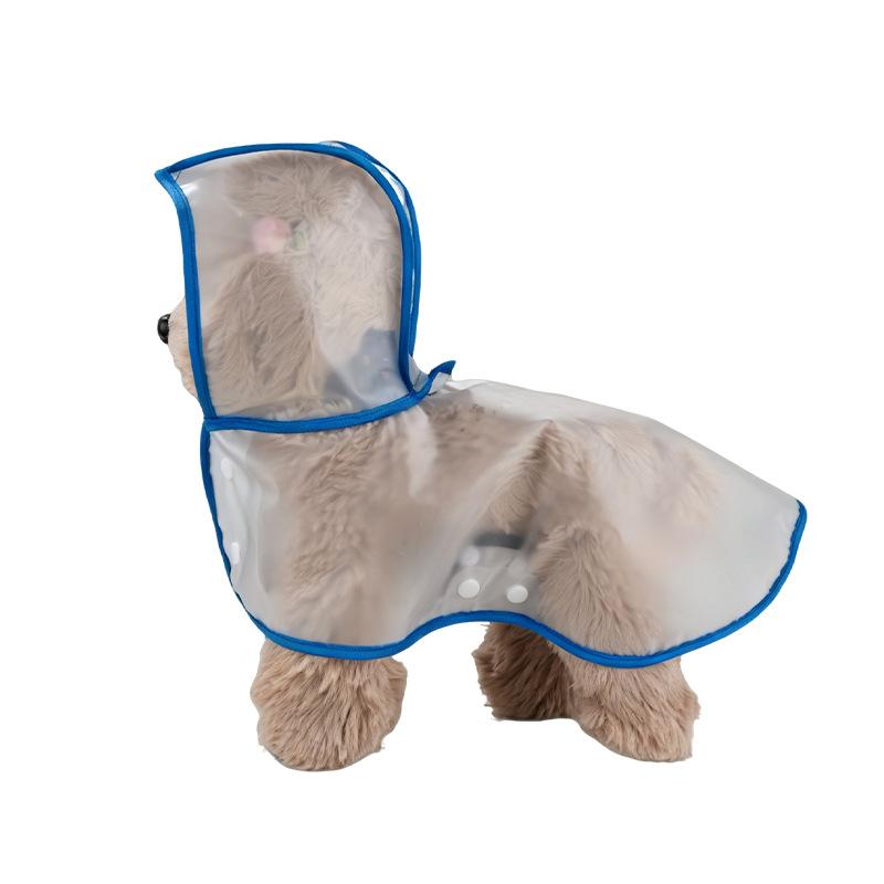 

Pet Raincoat Large, Medium and Small Dog Clothes Bichon Schnauzer Corgi Teddy Transparent Poncho Special Dog Raincoat 2XL