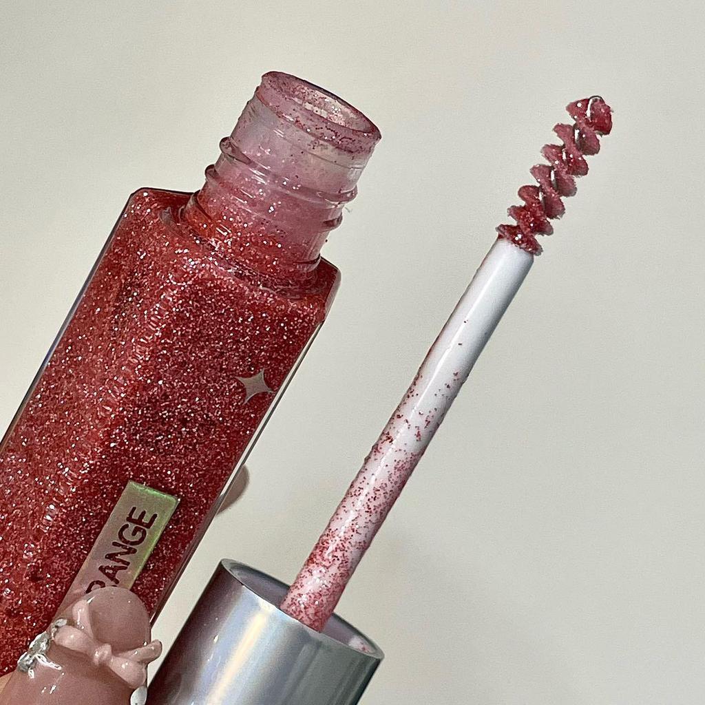 HERORANGE Diamond Glitter Waterproof & Smudge-Proof Mascara - Lengthening, Volumizing, Curling with Fine Colored Glitter
