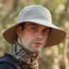 Cappello da pescatore Panama da uomo Cappello estivo in maglia traspirante Cappellino da sole Escursione di campeggio Cappelli con visiera anti-UV Cappello da cowboy a tesa corta Nuovo