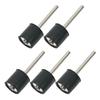 5Pcs Sanding Mandrels Groove Hard Woods Shape Rotary Tools Shank Mandrels 0.39inch 6.35mm 9.5mm Abrasive Tools