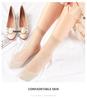 Langsha Women's Summer Silk Ankle Socks - 2026 Nude, Wear-Resistant, Non-Slip, Cotton Bottom, Core-Spun Silk