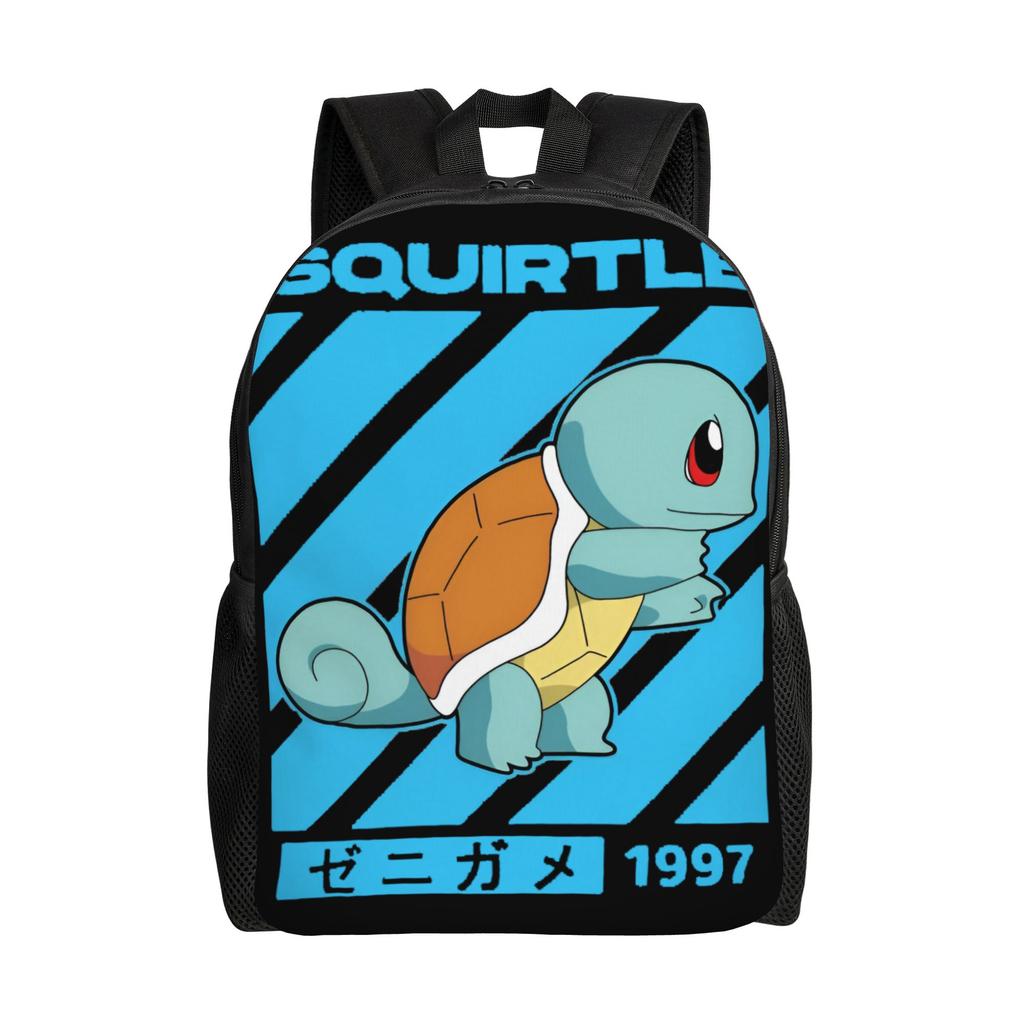 S-Squirtles Backpack for Women Men College School Student Bookbag Fits 15 Inch Laptop Cartoon Bags