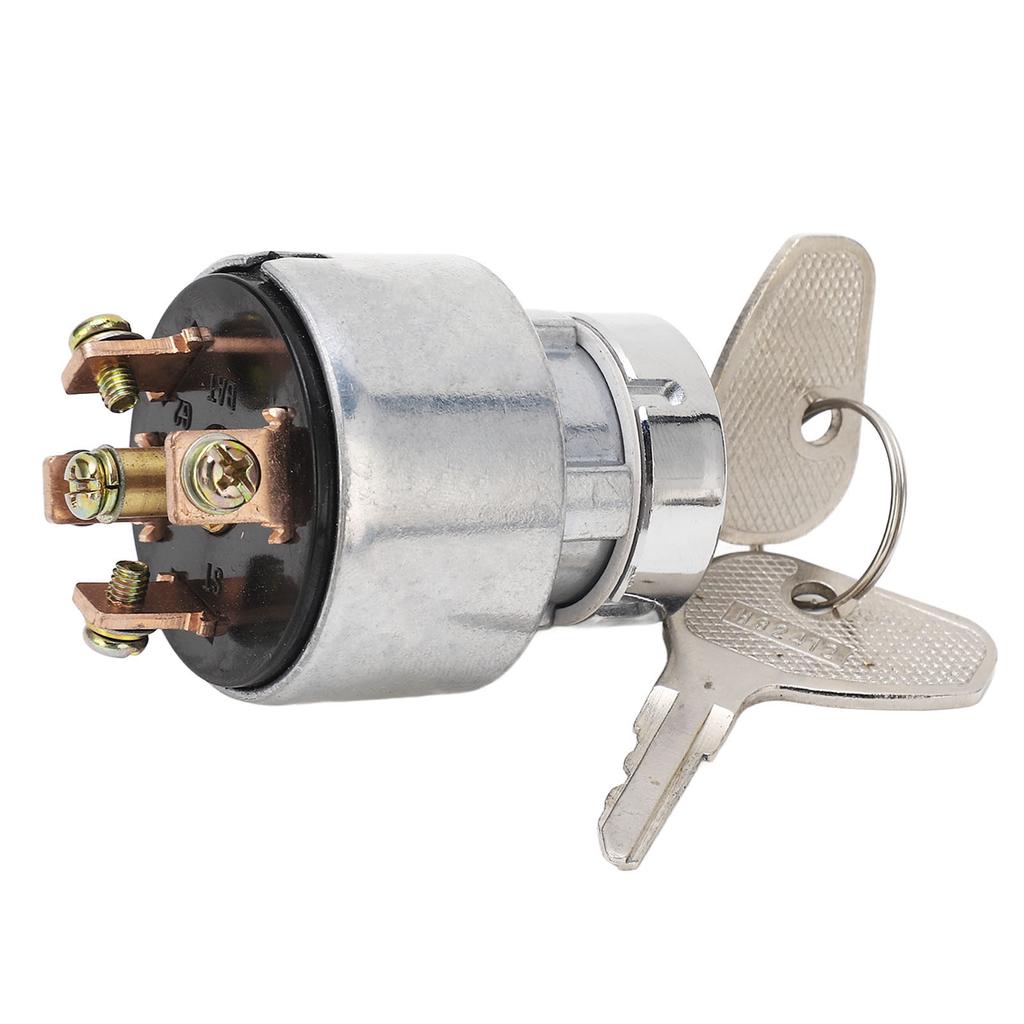 Tractor Ignition Switch 66021 55140 Aluminium Alloy Start Switch With 2 Keys Replacement for Kubota Tractors M4030 M4700