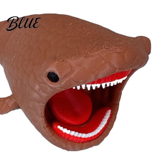 Mythical Creature Model 3D Printed Sea Toy Deep Animal Figurine with Movable Ornament Joints Articulated Ocean Predator Decoration Lovers Gift Statue