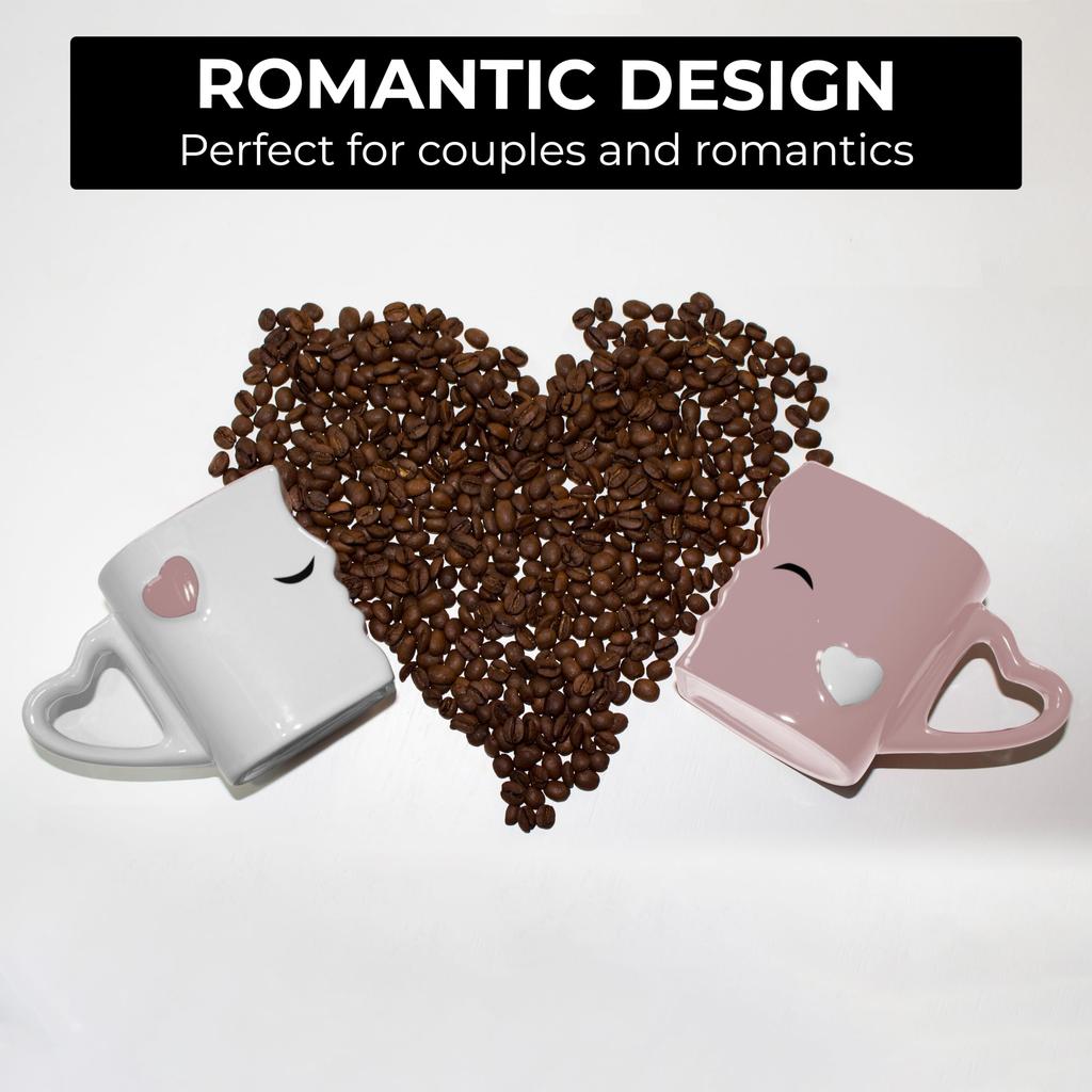 MIAMIO Coffee Boxed Kissing Coffee Cup - Mug/Gift (Pink)