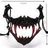 Blood Half-Face Mask Men Dragon Tiger Wolf Mask Horror Halloween Costume Props Skeleton Carnival Mask Party Cosplay Prop