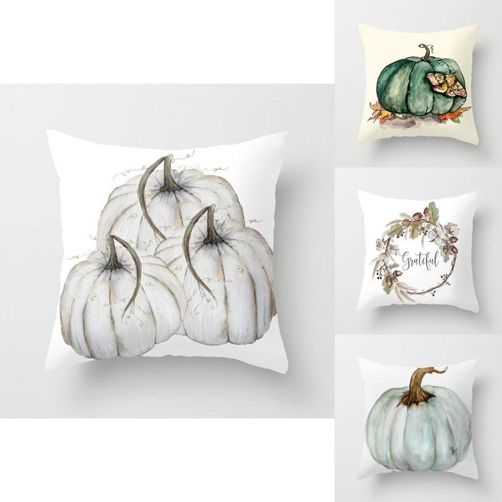 Beautiful Festival Decoration Pumpkin Pillow Cover With Invisible Zipper