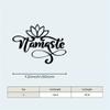 Lotus Prayer Metal Wall Decor for Home Gym Yoga Meditation Christmas
