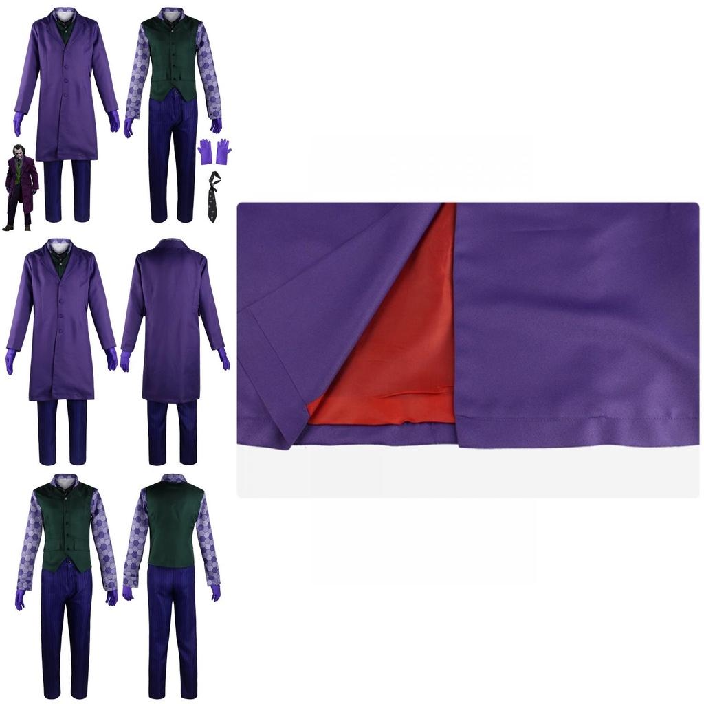 The Dark Knight Joker Suit Coat Cosplay Costume For Halloween And More