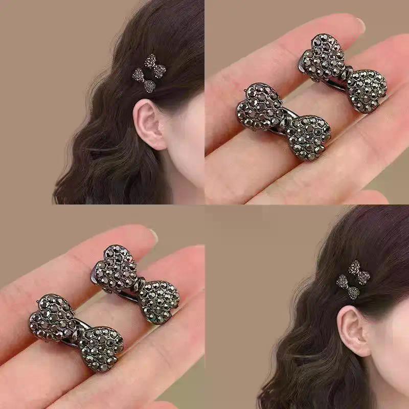 5Pcs Glitter Shiny Butterfly Knot Love Star Flower Small Hairpin For Women Side-blowout Hair Accessory Hair Clip Styling