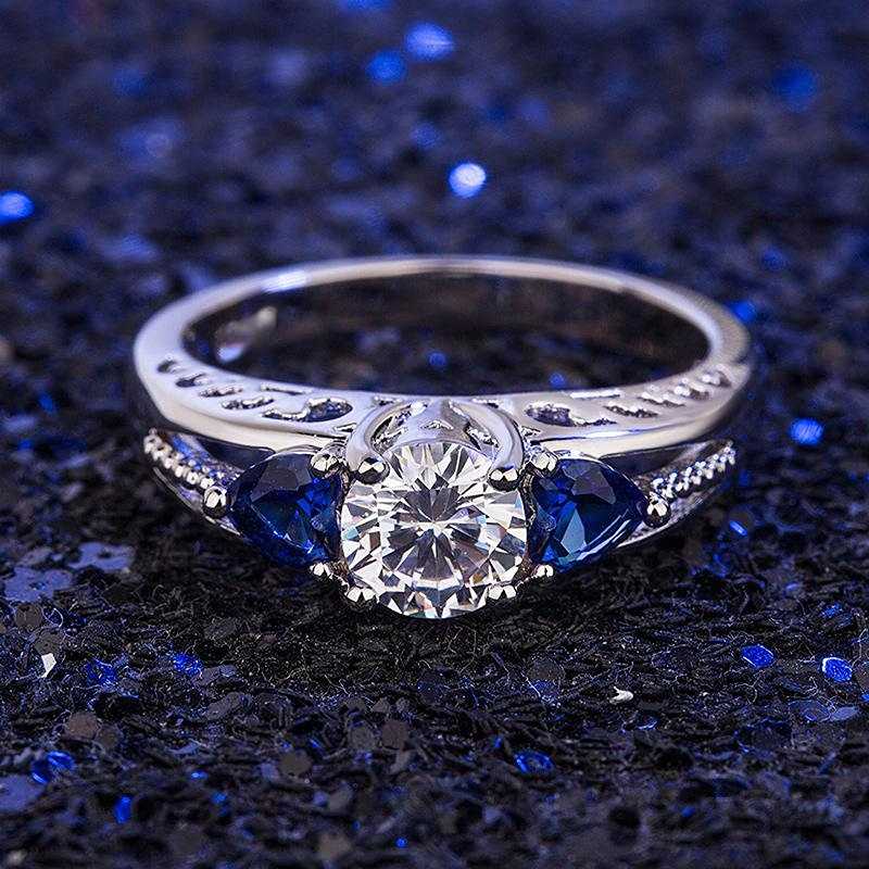 Sace Gems Κλασικό δαχτυλίδι ζιργκόν από κράμα χαλκού Γυναικεία κοσμήματα γαμήλια δώρο υπόσχεση πάρτι