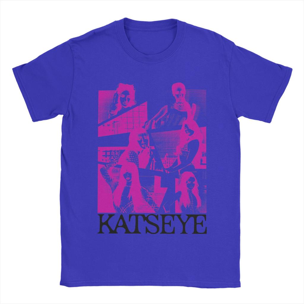 Purple Grunge Girl Katseye Kpop Unisex's T Shirt  Funny Tees Short Sleeve Crewneck T-Shirts Pure Cotton Gift Idea Tops