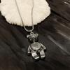 Bear with Movable Limbs, Trendy Hip-hop, Versatile Sweater Chain, Accessories, Necklace, Pendant for Men