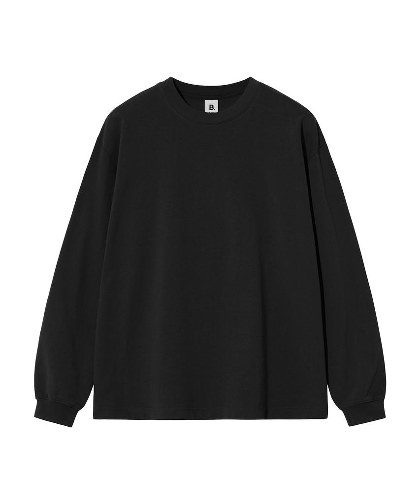BRENSON B. Oversized Ribbed Long Sleeve Tee ( 7 Colors )