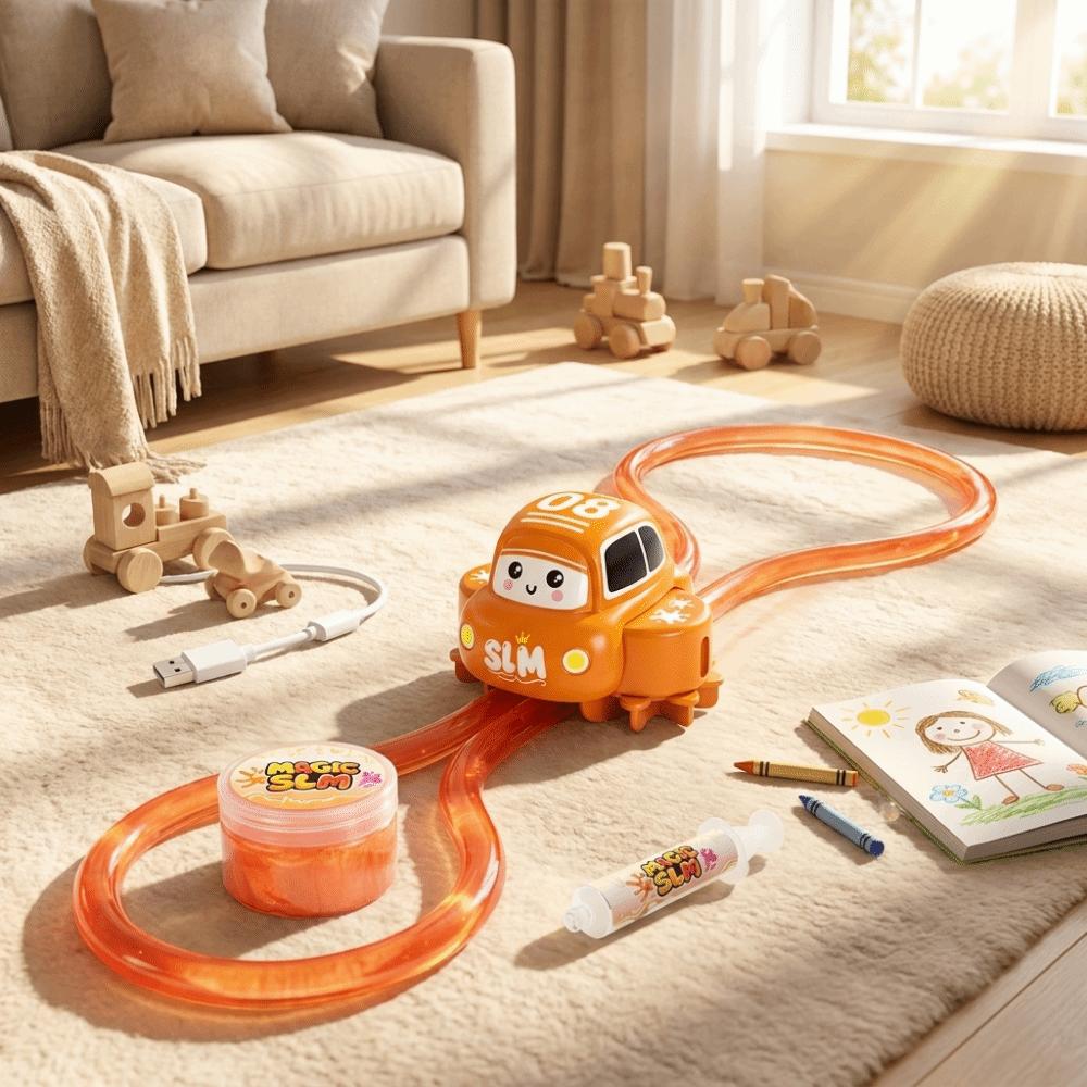 DIY Assemble Track Toy Car Magical Dream Variable Track Toy Car Electric Train Toy Indoor Play