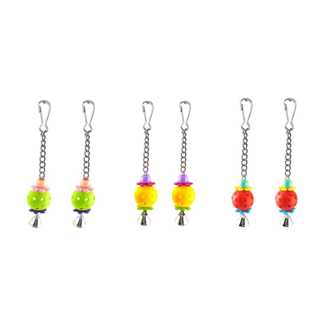 2x Pet Bird Toys Funny Strong Cage Colorful Toys for Macaw Cockatoo Lovebird