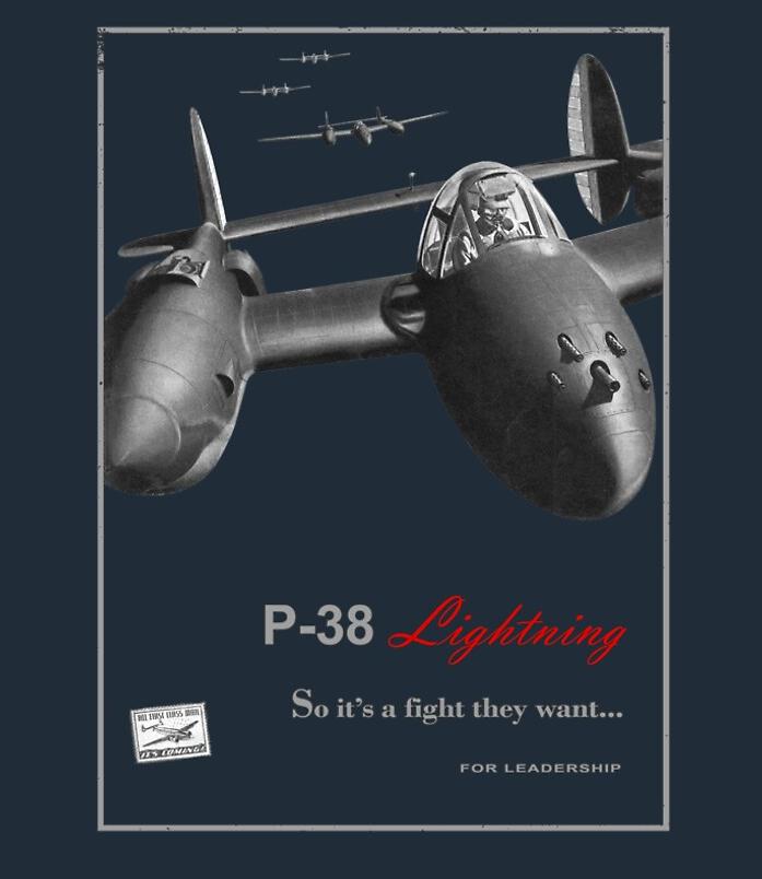 

WWII American P38 Lightning Fighter Aircraft T Shirt New 100 Cotton Short Sleeve ONeck Casual Mens Tshirt Size S3XL 4XL