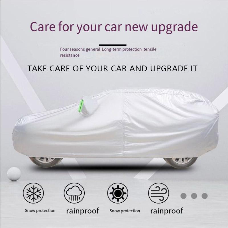 For Ora R2 Full  Car cover with UV protection and Winter Insulation roles,Rainproof,Snowproof Ati-frost properties.