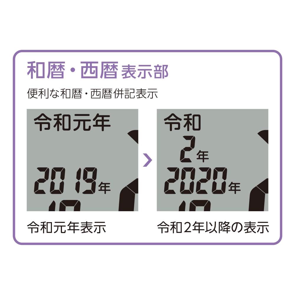 Seiko Clock Wall Clock/Table Clock/Alarm Clock, Natural, Radio Controlled, Digital, Calendar, Temperature/Humidity Display, New Era Display, Light Gol