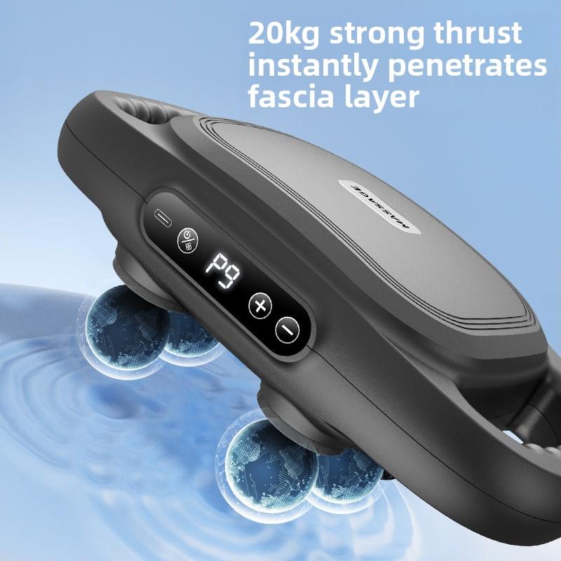 Six-Fascia head Gun MassagingTool Cross-border Wireless Waist Back Deep High-frequency Vibration Relaxation Massage Gun