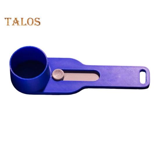 

Многоцелевой совок со встроенной воронкой, воронка для порошка, мерная ложка, дозатор для порошка для кофе, протеина, специй синий