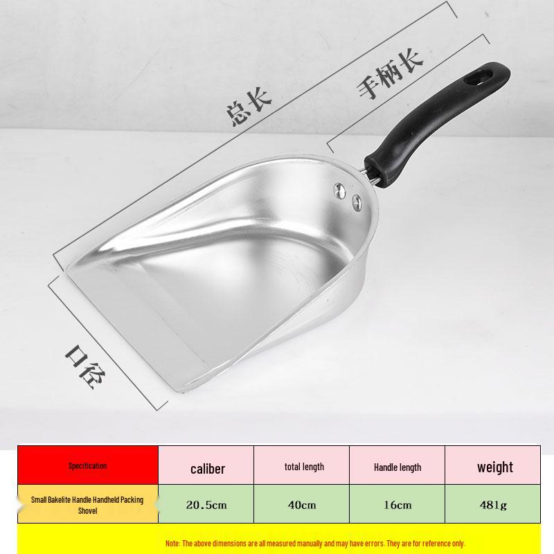 Compact Handheld Stainless Steel Dustpan - Durable, Portable, Short Handle for Household Cleaning