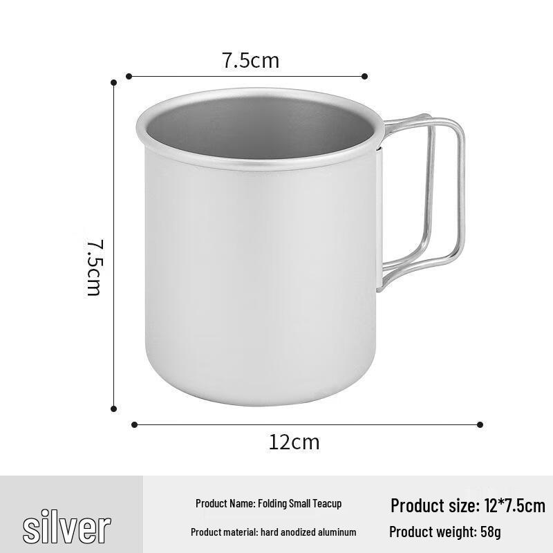 YUNMING Portable Folding Aluminum Camping Cup