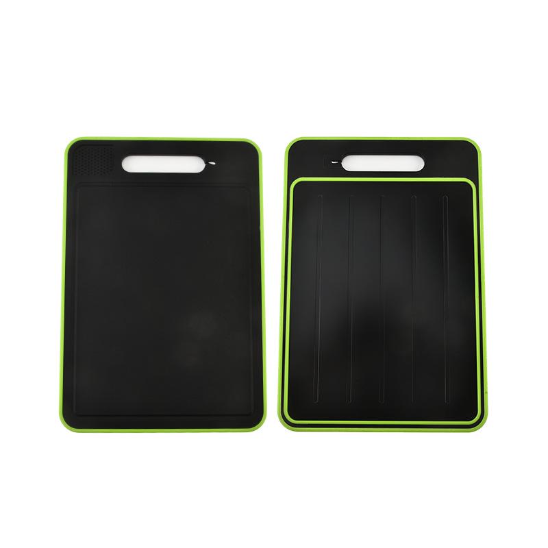 Double-Sided Multifunctional Thawing & Cutting Board with Round Handle