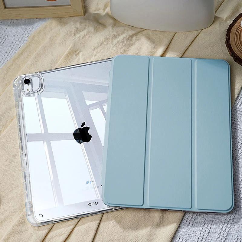 With Pencil Holder Case for iPad A16 11th  Air11 13inch M3 M2  iPad Pro11 12.9 13M4 M5 Air4 5 10th 9th 8 7 9.7 10.2 10.5