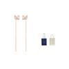 Swarovski Dazzling Swan Series Gold Plated Swan Pierced Earrings Women earrings Blush-Pink 5469990