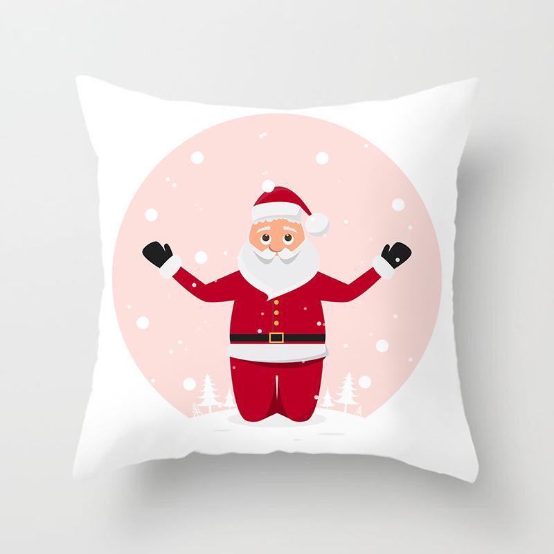 Tegneserie Julenissen Putetrekk Sofa Barnerom dekorasjon Merry Christmas Putetrekk