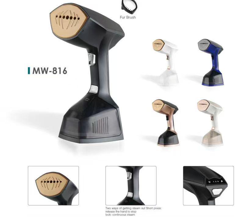 Portable Handheld Garment Steamer Iron, Dual-Use for Dry and Wet, Folding Design for Home Use EU Plug