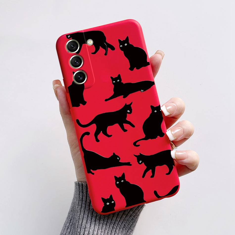 Silicone Case For Samsung Galaxy S21FE Case S21 Ultra 5G Astronaut Phone Case S21 FE Fundas For Samsung S21 Plus S21+ S 21 Cover