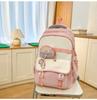 Schoolbag New Korean Ins High Value Fresh and Sweet Original Wind Backpack Junior High School Students Lightweight Large Capacity Backpack